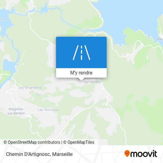 Chemin D'Artignosc plan