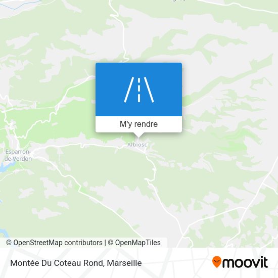 Montée Du Coteau Rond plan