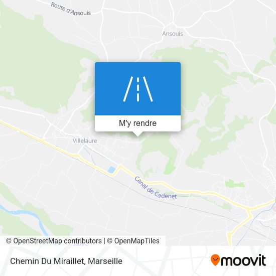 Chemin Du Miraillet plan