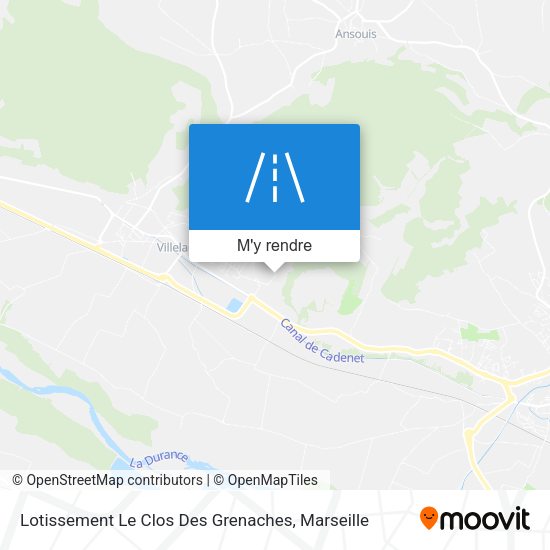 Lotissement Le Clos Des Grenaches plan