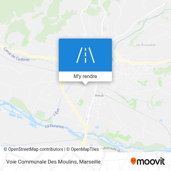 Voie Communale Des Moulins plan