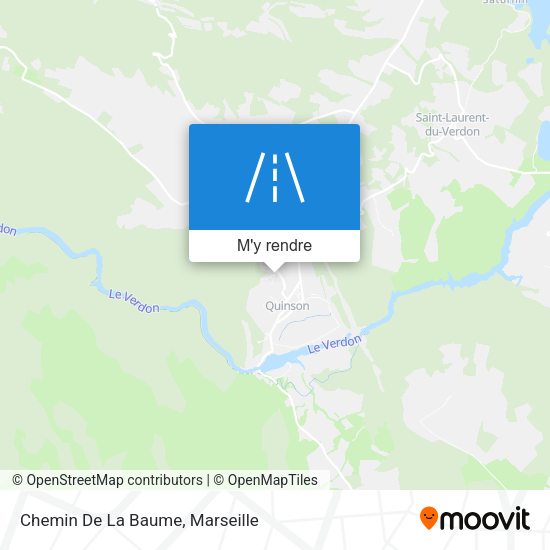 Chemin De La Baume plan