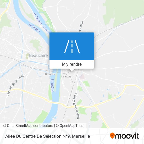 Allée Du Centre De Sélection N°9 plan