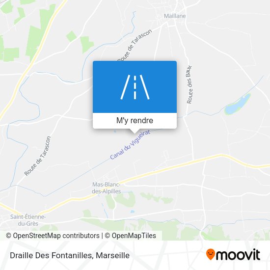 Draille Des Fontanilles plan