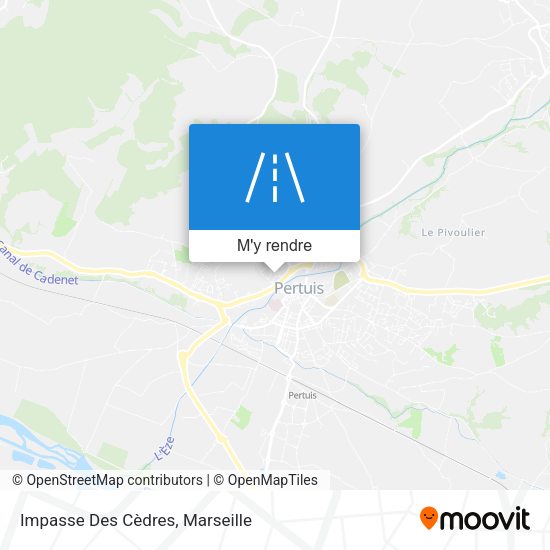 Impasse Des Cèdres plan