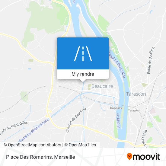Place Des Romarins plan