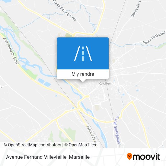 Avenue Fernand Villevieille plan