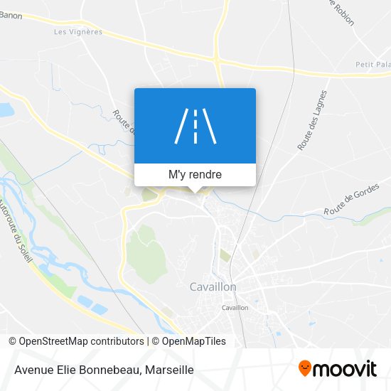 Avenue Elie Bonnebeau plan