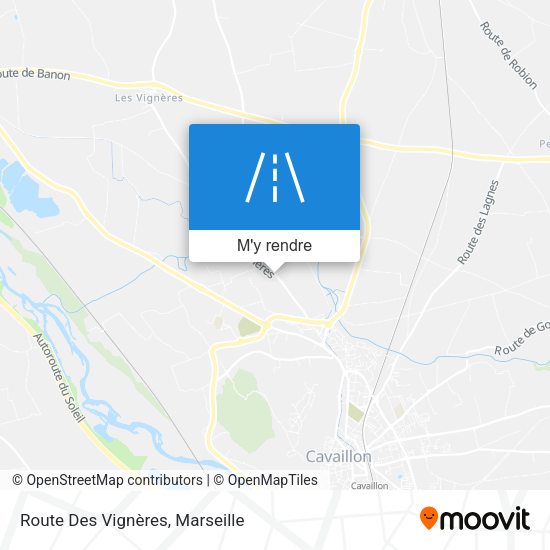 Route Des Vignères plan