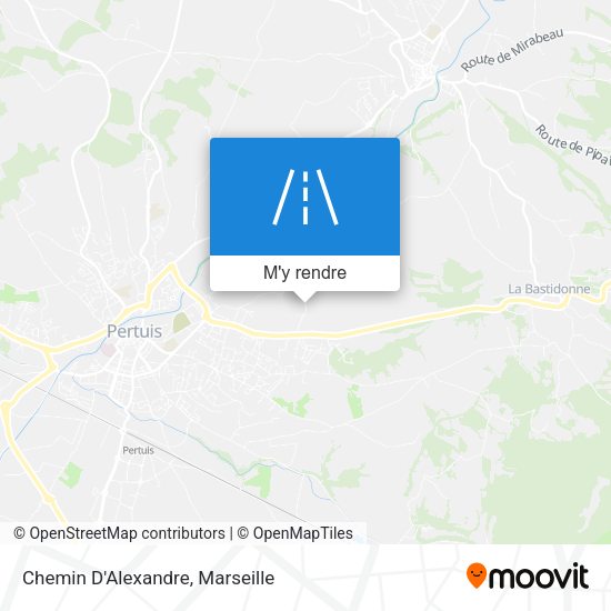Chemin D'Alexandre plan