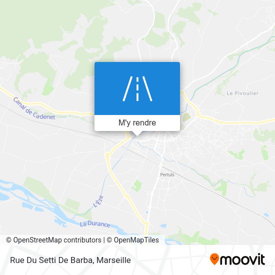 Rue Du Setti De Barba plan