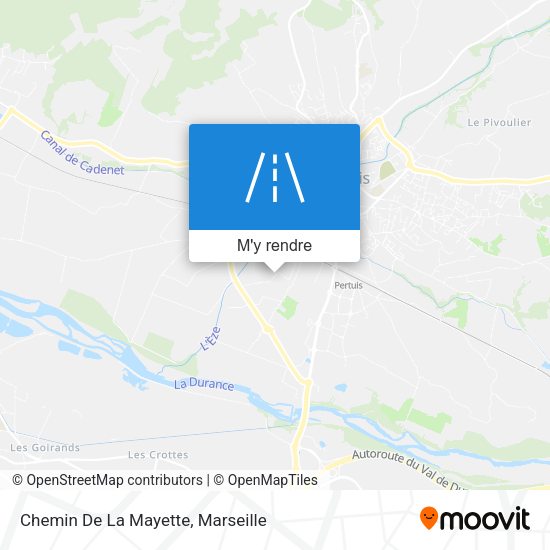 Chemin De La Mayette plan