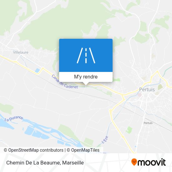 Chemin De La Beaume plan