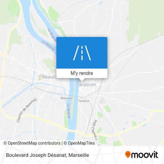 Boulevard Joseph Désanat plan