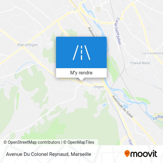 Avenue Du Colonel Reynaud plan