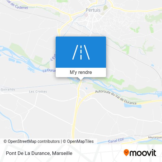 Pont De La Durance plan