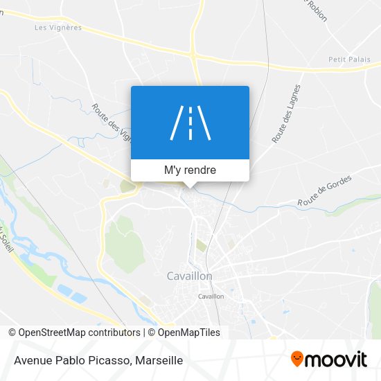 Avenue Pablo Picasso plan