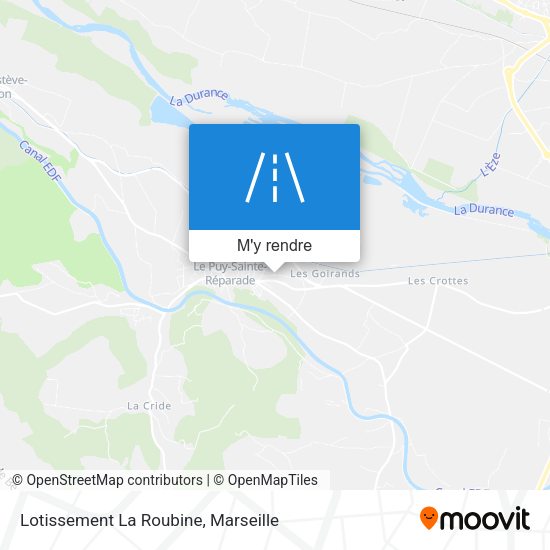 Lotissement La Roubine plan
