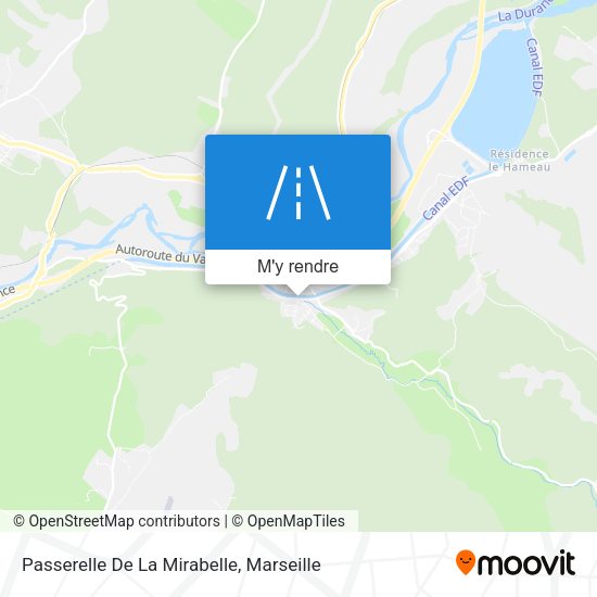 Passerelle De La Mirabelle plan