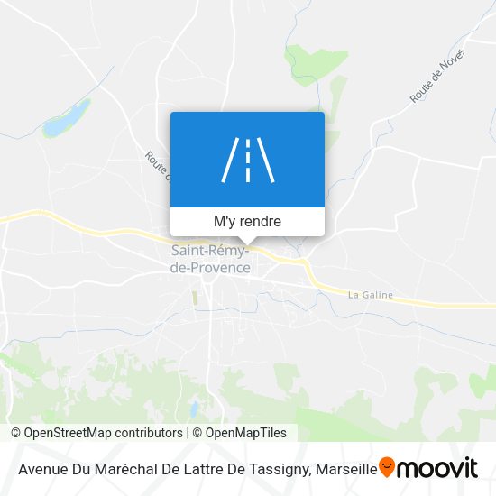 Avenue Du Maréchal De Lattre De Tassigny plan