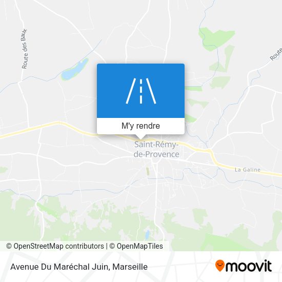 Avenue Du Maréchal Juin plan