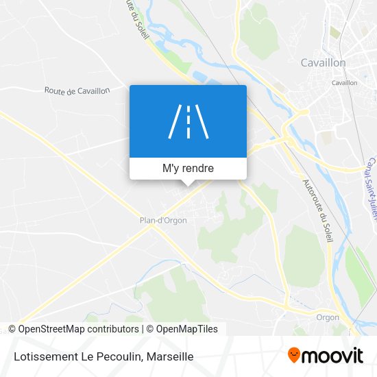 Lotissement Le Pecoulin plan