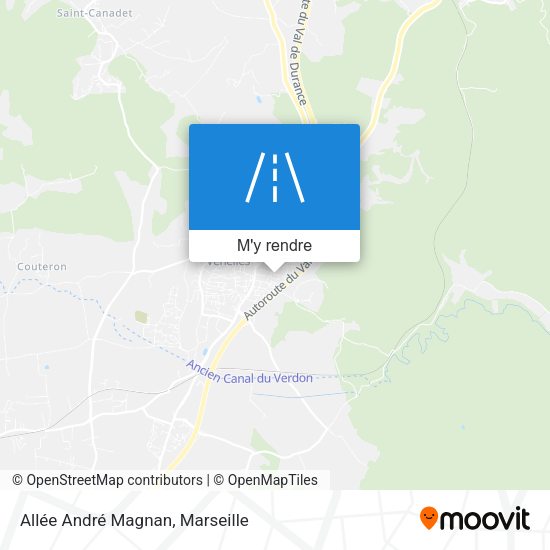 Allée André Magnan plan