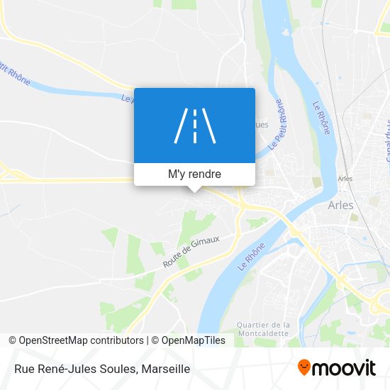 Rue René-Jules Soules plan