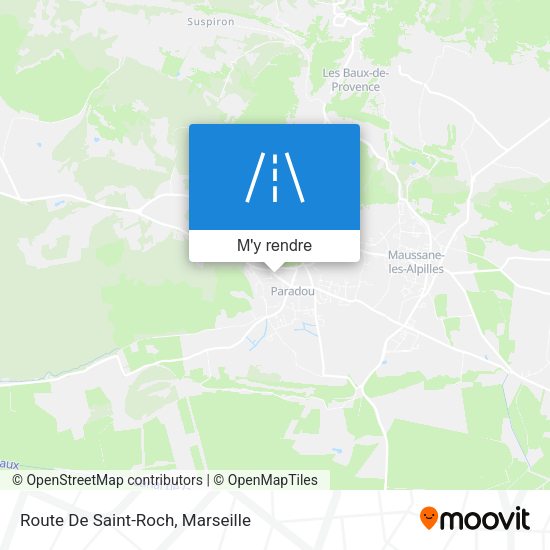 Route De Saint-Roch plan