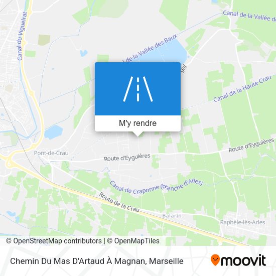 Chemin Du Mas D'Artaud À Magnan plan