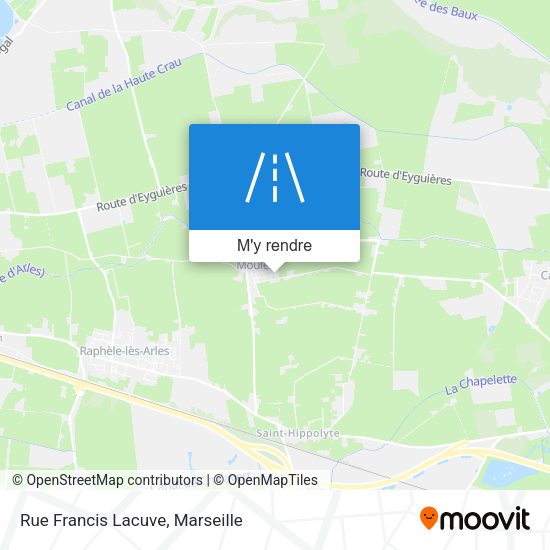 Rue Francis Lacuve plan