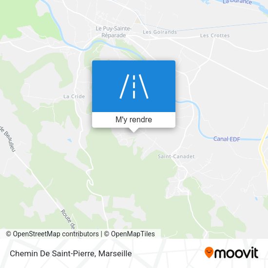 Chemin De Saint-Pierre plan