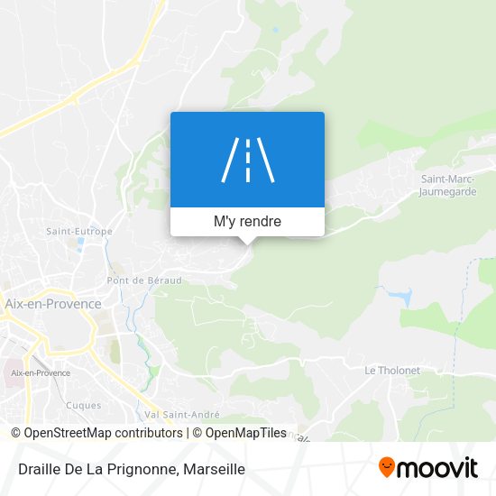 Draille De La Prignonne plan