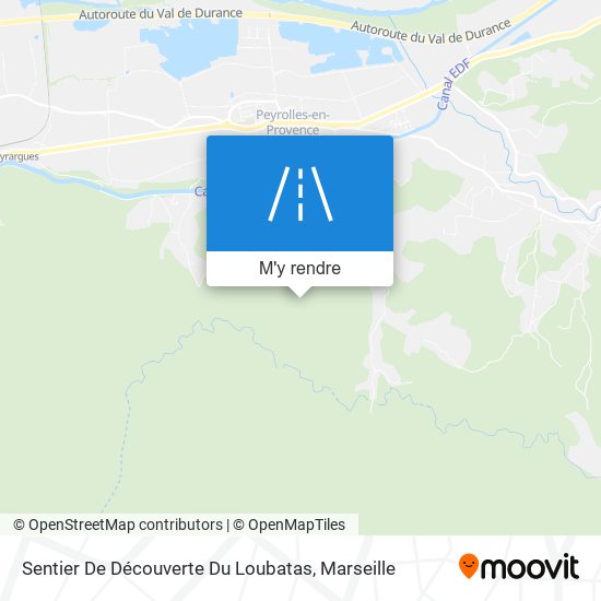 Sentier De Découverte Du Loubatas plan