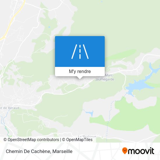 Chemin De Cachène plan