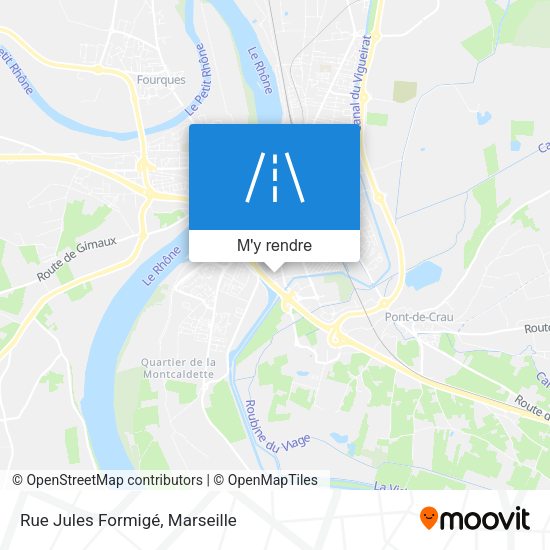 Rue Jules Formigé plan