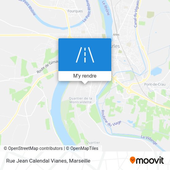 Rue Jean Calendal Vianes plan