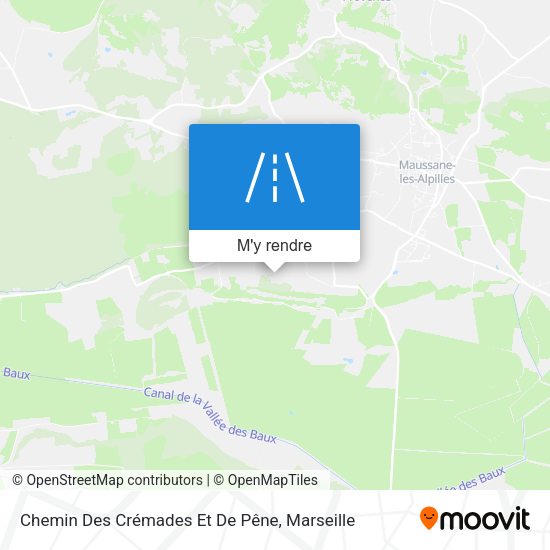 Chemin Des Crémades Et De Pêne plan