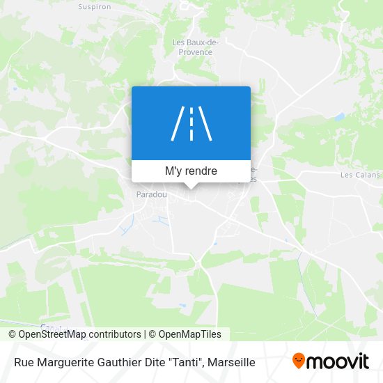Rue Marguerite Gauthier Dite "Tanti" plan