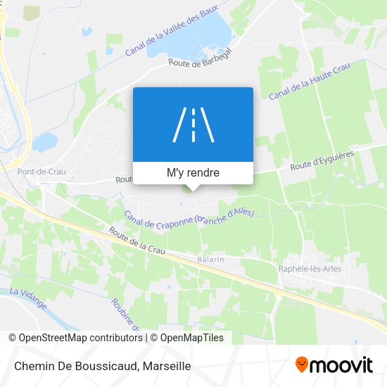 Chemin De Boussicaud plan
