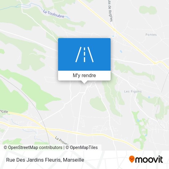 Rue Des Jardins Fleuris plan