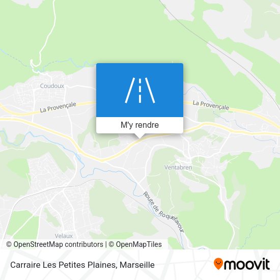 Carraire Les Petites Plaines plan