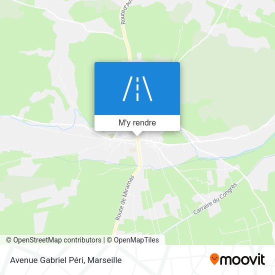 Avenue Gabriel Péri plan