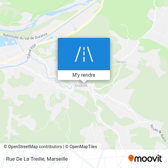 Rue De La Treille plan