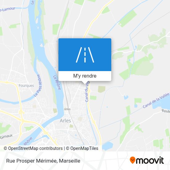 Rue Prosper Mérimée plan