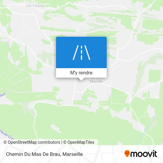 Chemin Du Mas De Brau plan
