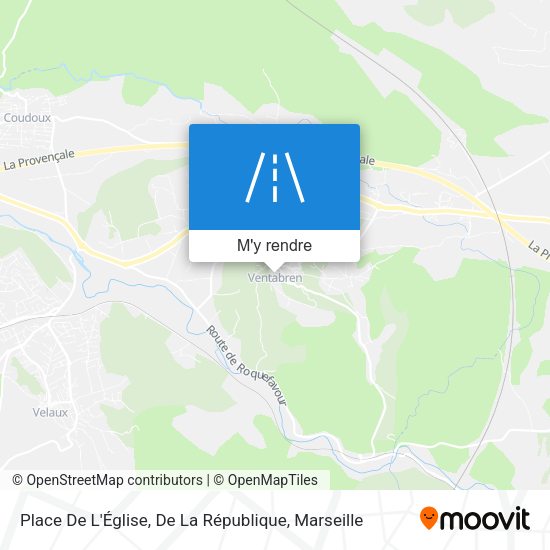 Place De L'Église, De La République plan