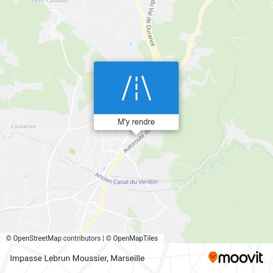 Impasse Lebrun Moussier plan