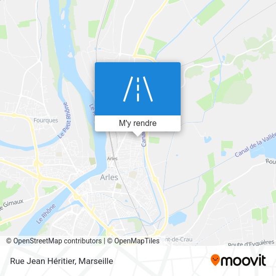 Rue Jean Héritier plan