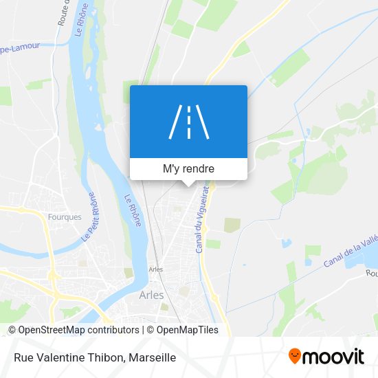 Rue Valentine Thibon plan
